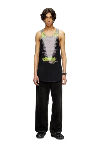 t-shan Tank top with lyrics print