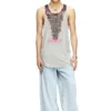 t-shan Tank top with lyrics print