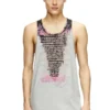 t-shan Tank top with lyrics print