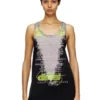 t-shan Tank top with lyrics print