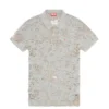 t-smith-devor Tulle polo shirt with destroyed jersey