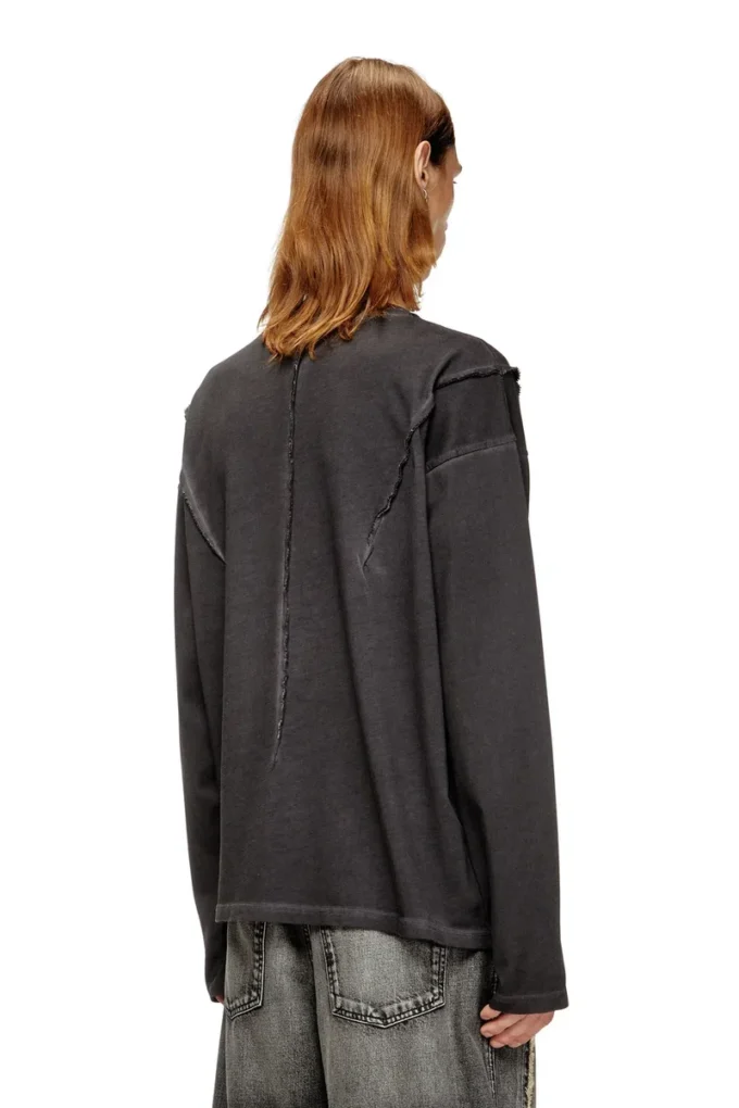 t-thug-t-shirt Long-sleeve T-shirt with faded effect
