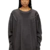 t-thug-t-shirt Long-sleeve T-shirt with faded effect