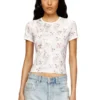 t-unclau Jersey top with all-over print