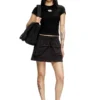 t-uncutie-long-od-q1 Slim fit T-shirt with cut-out Oval D