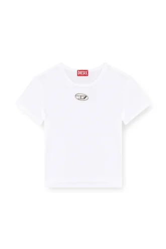 t-uncutie-long-od-q1 Slim fit T-shirt with cut-out Oval D