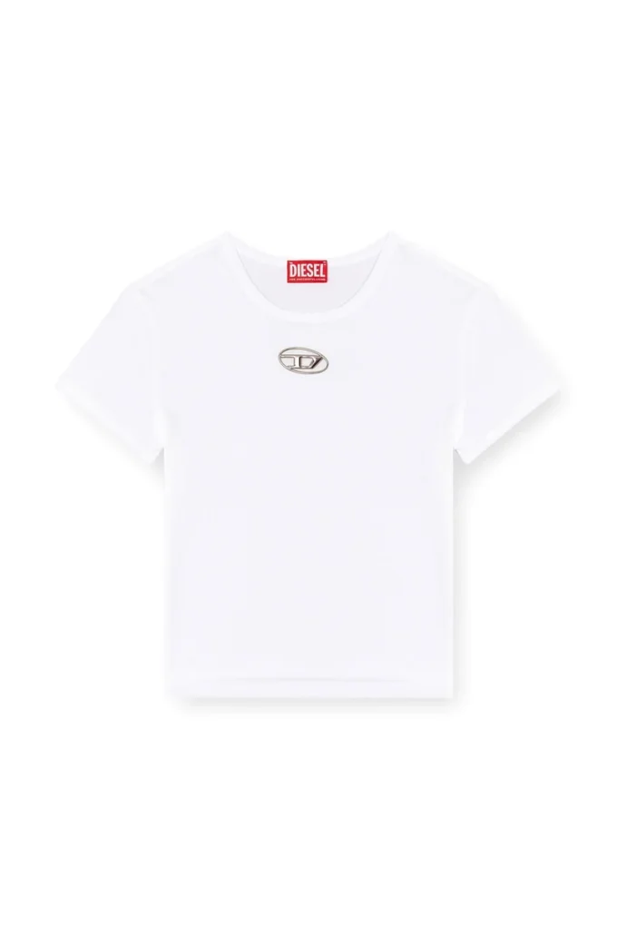 t-uncutie-long-od-q1 Slim fit T-shirt with cut-out Oval D