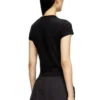 t-uncutie-long-od-q1 Slim fit T-shirt with cut-out Oval D