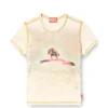 t-uncuties-long-s10 Slim T-shirt with rhinestones