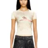 t-uncuties-long-s10 Slim T-shirt with rhinestones