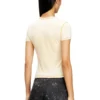 t-uncuties-long-s10 Slim T-shirt with rhinestones