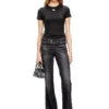 t-uncutieslong-od Slim-fit T-shirt with metallic Oval D