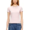 t-uncutieslong-od Slim-fit T-shirt with metallic Oval D