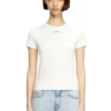 t-uncutieslong-od Slim-fit T-shirt with metallic Oval D