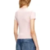 t-uncutieslong-od Slim-fit T-shirt with metallic Oval D