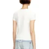 t-uncutieslong-od Slim-fit T-shirt with metallic Oval D