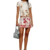 t-uncyna Tulle T-shirt with destroyed jersey