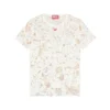 t-uncyna Tulle T-shirt with destroyed jersey