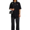 t-vor-od Polo shirt with half zip