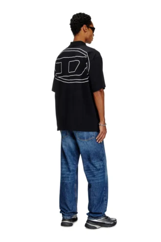 t-vort-megoval-d Polo shirt with maxi oval D embroidery