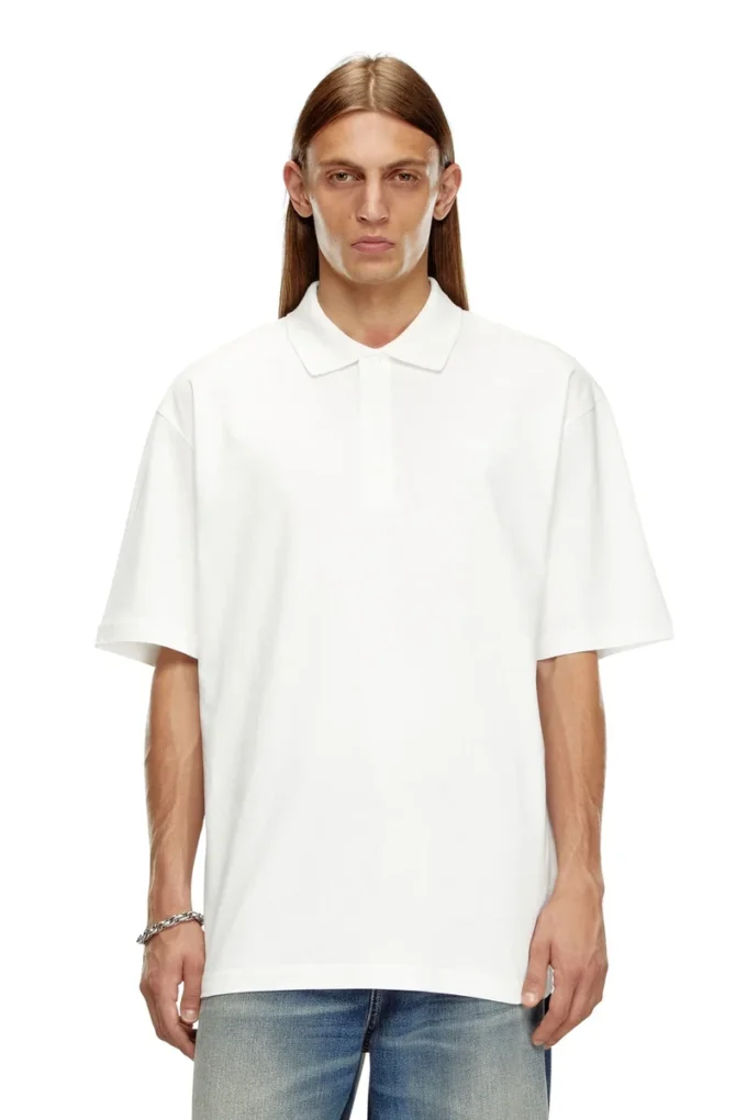 t-vort-megoval-d Polo shirt with maxi oval D embroidery