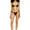 taylor-d-core Nylon bikini bottoms with side ties