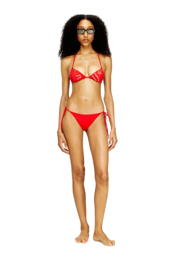 taylor-d-core Nylon bikini bottoms with side ties