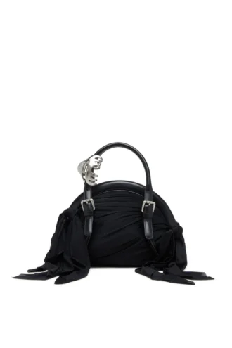 trash-d top handle Trash-D-Bandana handbag in jersey and leather