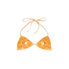 tropik_ta bra Metallic bikini top with lotus print