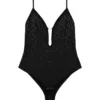 ufby-oval-d-bodysuit Microfibre bodysuit with crystals