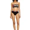 ufsb-melanie Strapless bra with maxi logo