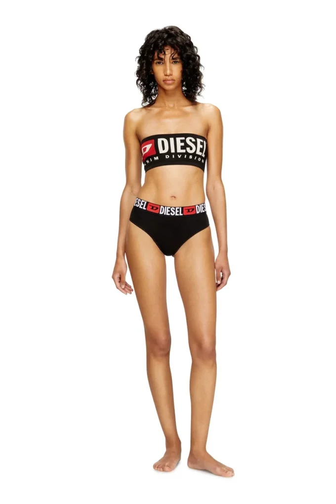 ufsb-melanie Strapless bra with maxi logo