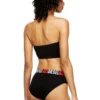 ufsb-melanie Strapless bra with maxi logo
