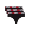 ufst-stars-threepack 3-pack thongs with logo waist