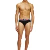 umbr-andrethreepack Three-pack of solid-colour briefs