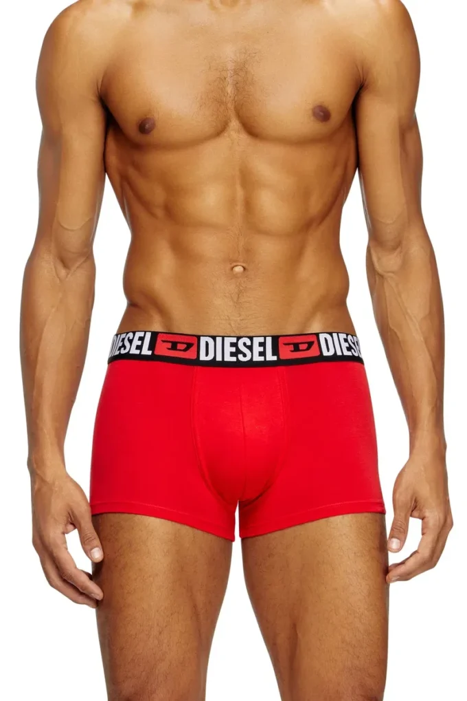 umbx-damienthreepack Three-pack of all-over logo waist boxers