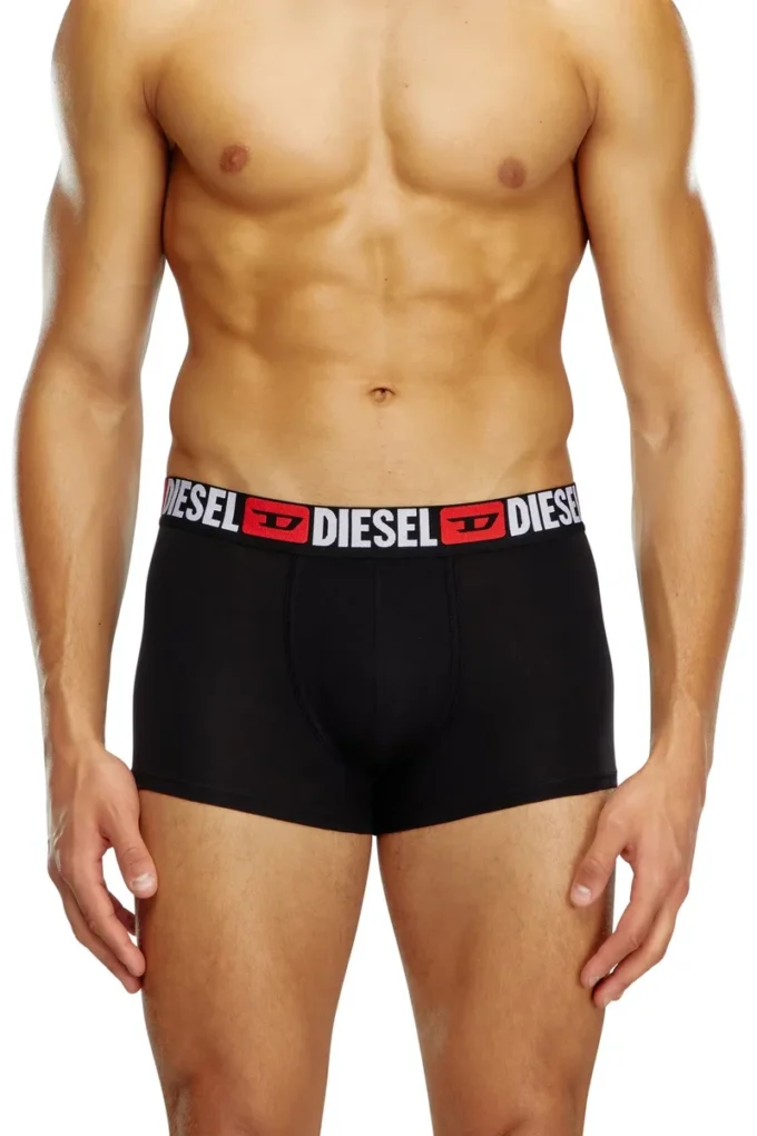umbx-damienthreepack Three-pack of all-over logo waist boxers