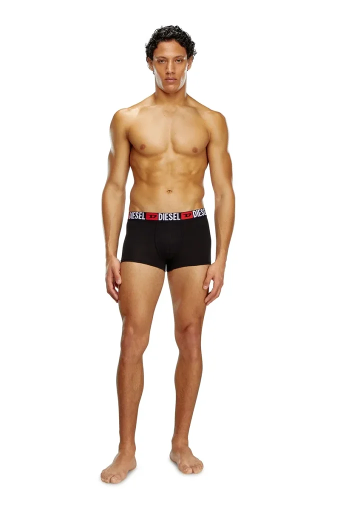 umbx-damienthreepack Three-pack of all-over logo waist boxers