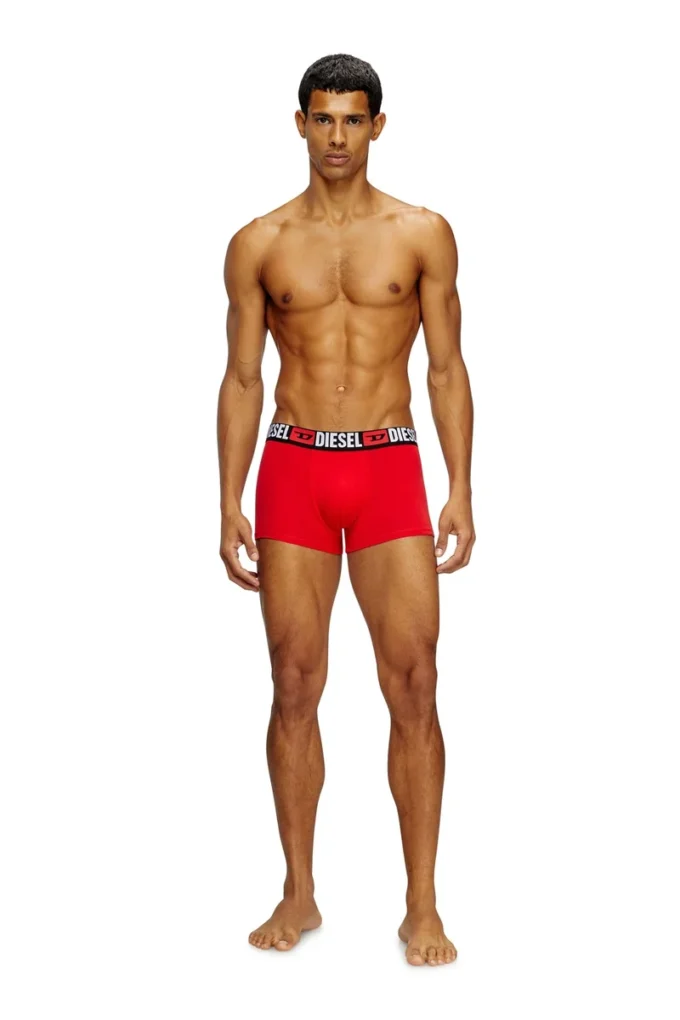 umbx-damienthreepack Three-pack of all-over logo waist boxers