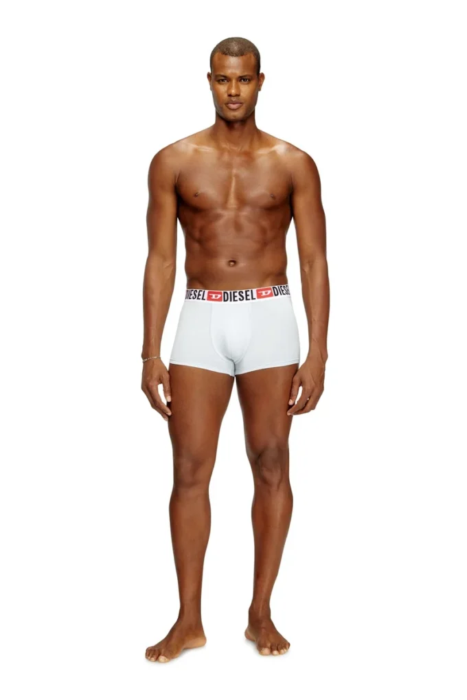 umbx-damienthreepack Three-pack of all-over logo waist boxers