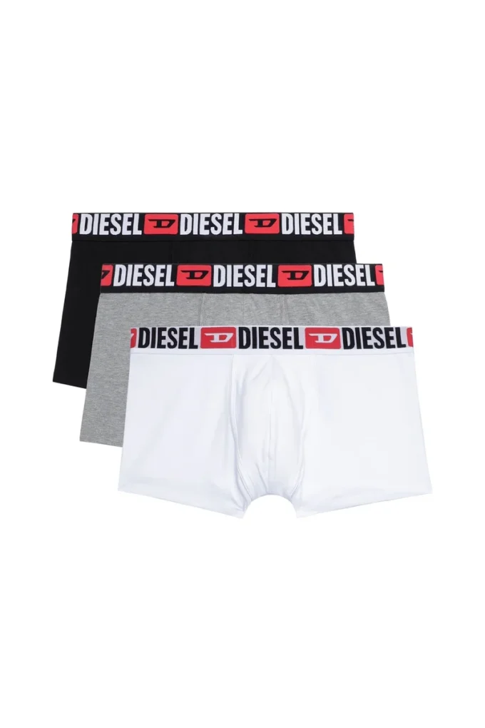 umbx-damienthreepack Three-pack of all-over logo waist boxers