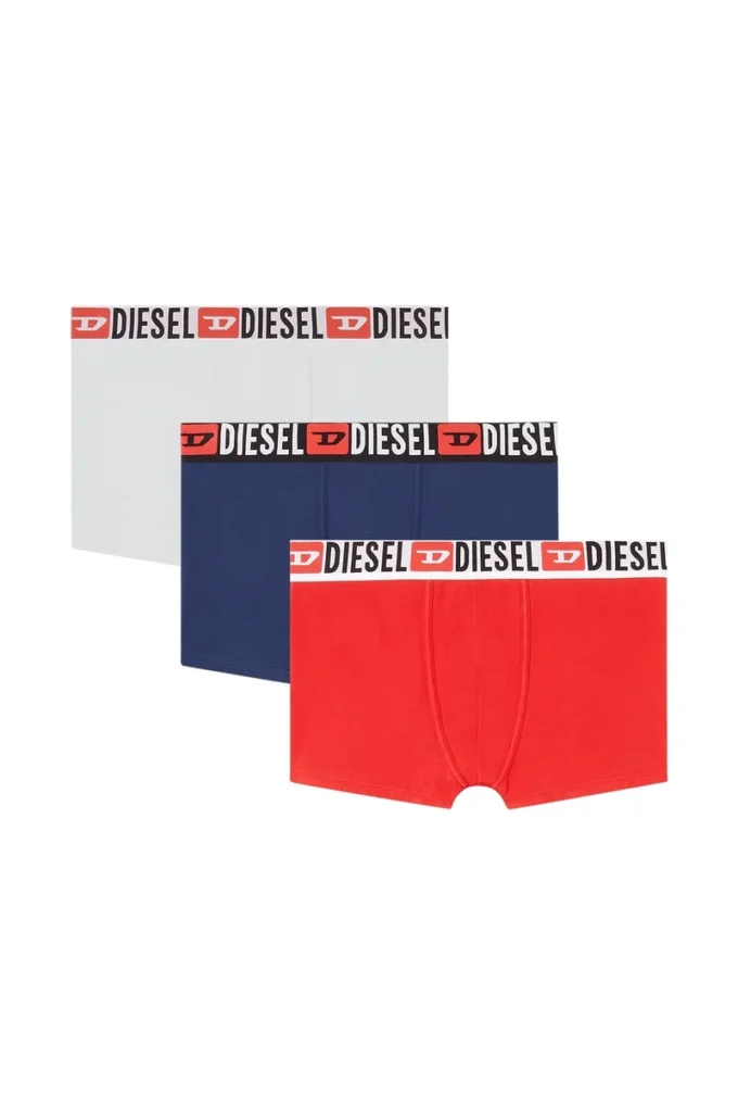 umbx-damienthreepack Three-pack of all-over logo waist boxers