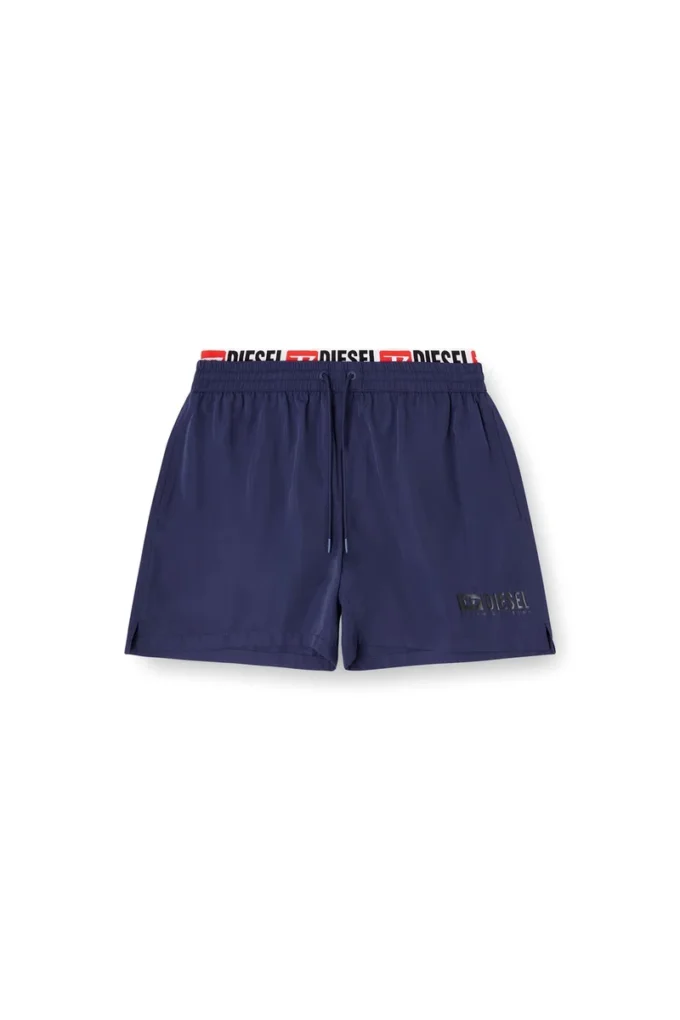 visper-41-d-core Mid-length swim shorts with logo print