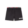 visper-41-d-core Mid-length swim shorts with logo print