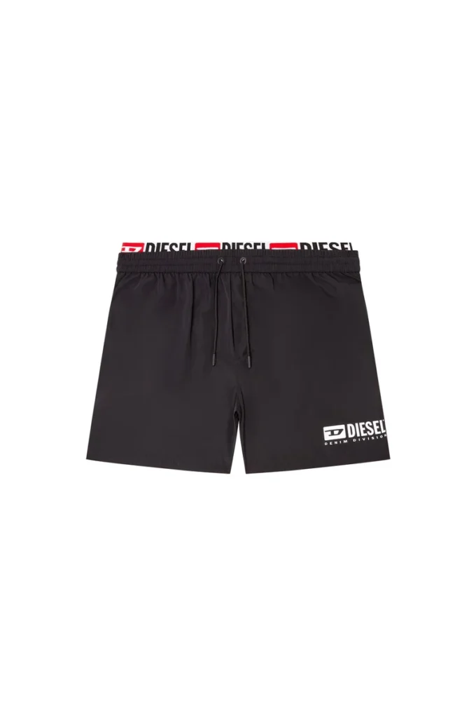 visper-41-d-core Mid-length swim shorts with logo print