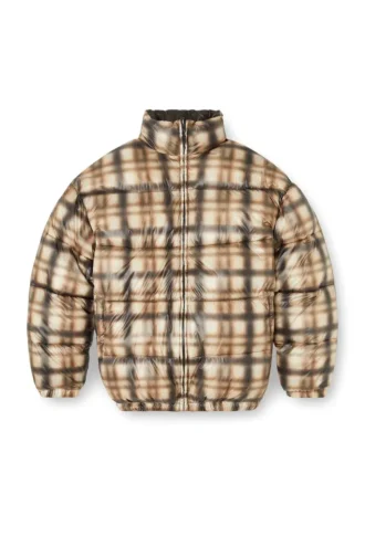 w-bourbon-enbm Reversible padded bomber jacket