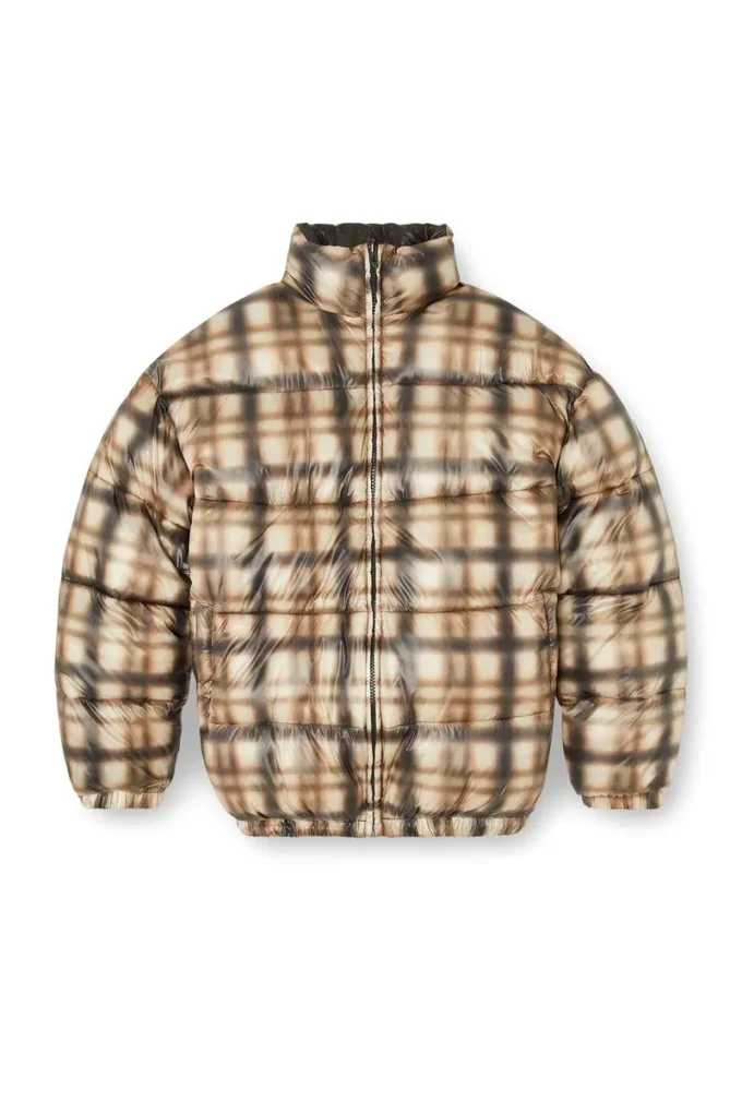 w-bourbon-enbm Reversible padded bomber jacket