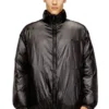 w-bourbon-enbm Reversible padded bomber jacket