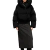 w-iley-t1 Wrap puffer in bi-stretch nylon