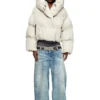 w-iley-t1 Wrap puffer in bi-stretch nylon